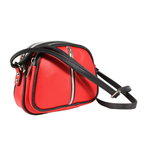 Icaro Rosso Chiaro kožená kabelka přes rameno