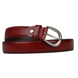 Cintura Sottile (2,9 cm) Barva pásku: červená tmavá