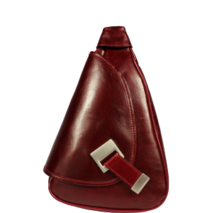 Kožený batůžek Appia Rossa