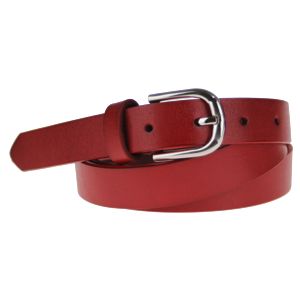 Cintura Liscio (2,4 cm) Barva pásku: červená
