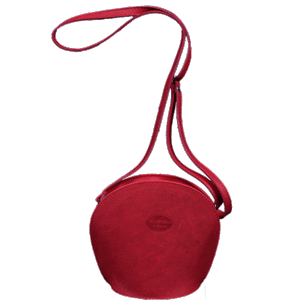 Červená kožená kabelka Pelletteria Rossa