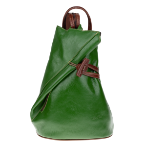 Zelený kožený batůžek Nilde Verde