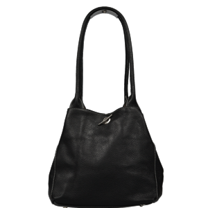 Oboustranná kožená kabelka Irmina Nera Barva vnitřku: černá