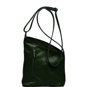 Zelené kožené kabelky Angola Verde