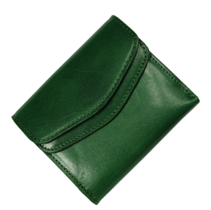 Zelená kožená peněženka 7021 Verde Scuro