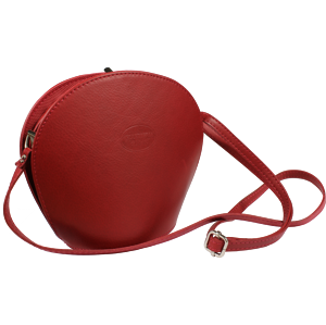 Malá červená kabelka přes rameno Pelletteria Rossa Scura