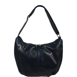 Kvalitní kožená kabelka z Itálie Gondola Blu Scura